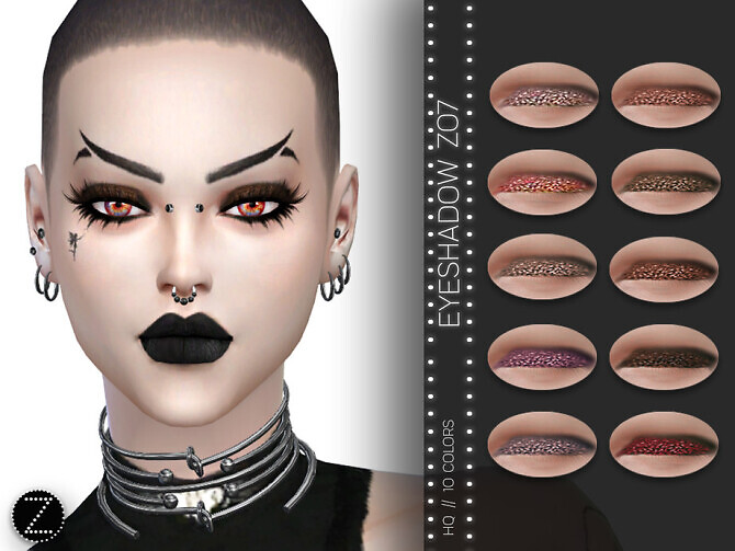 Sims 4 EYESHADOW Z07 by ZENX at TSR