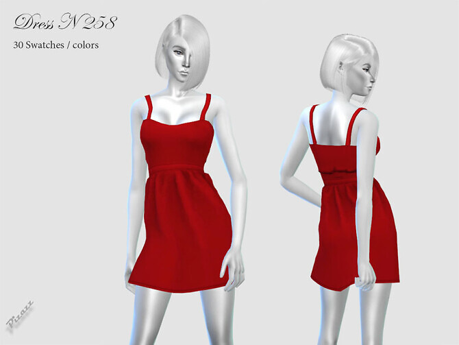 Sims 4 DRESS N 258 by pizazz at TSR
