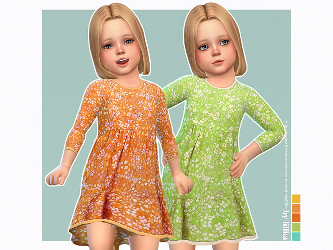 Sims 4 Elisabeth Dress by lillka at TSR