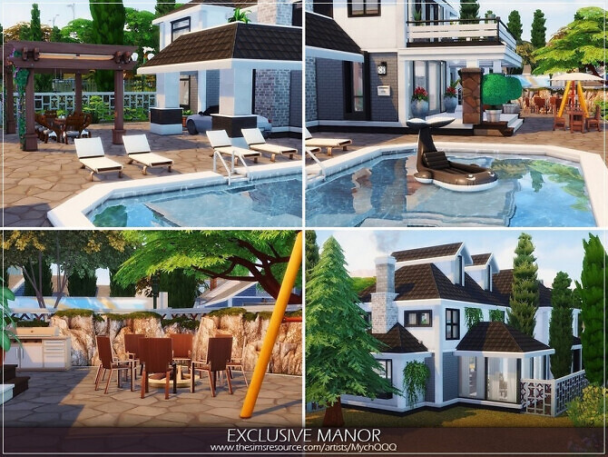 Sims 4 Exclusive Manor by MychQQQ at TSR