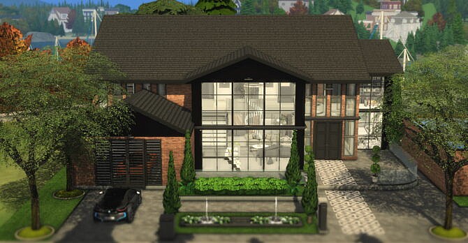 Sims 4 Suburban Hamptons House (P) at Lily Sims