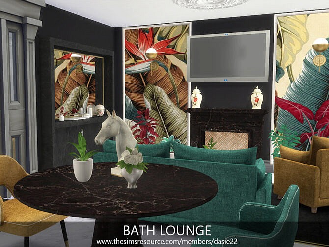 Sims 4 Bath Lounge by dasie2 at TSR