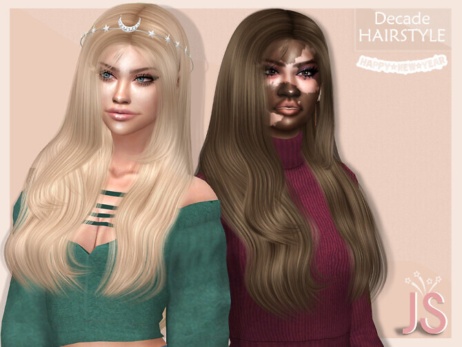 Sims 4 Decade Hairstyle by JavaSims at TSR