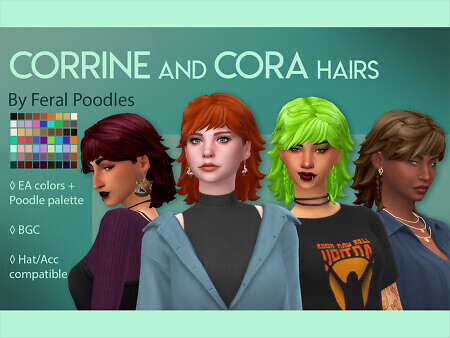 Cora Hair by feralpoodles at TSR