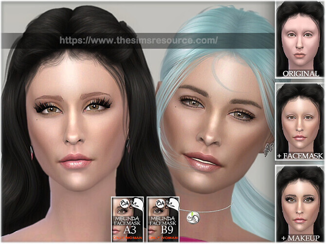 Sims 4 Melinda facemask by BAkalia at TSR