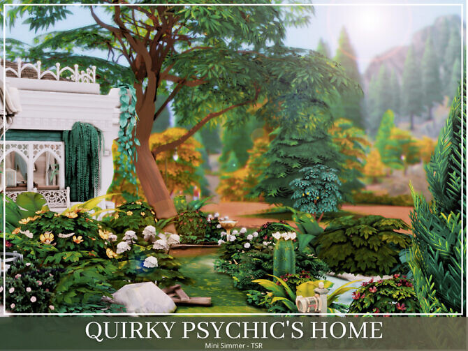 Sims 4 Quirky Psychics home by Mini Simmer at TSR