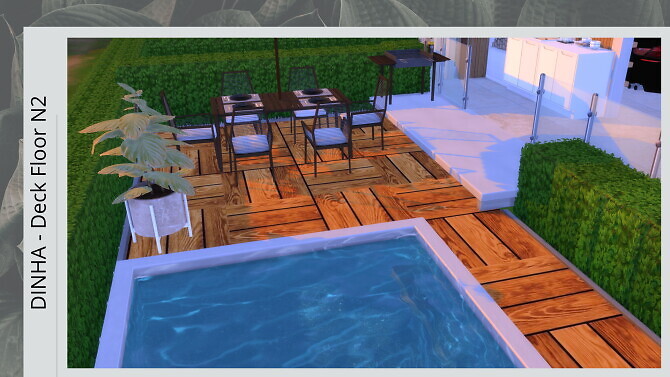 Sims 4 Deck Floor N2 at Dinha Gamer