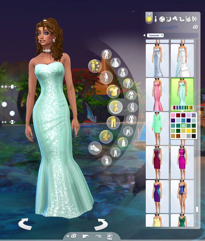 Sims 4 Sparkly Maxis Concerto Dress by Serpentia at Mod The Sims