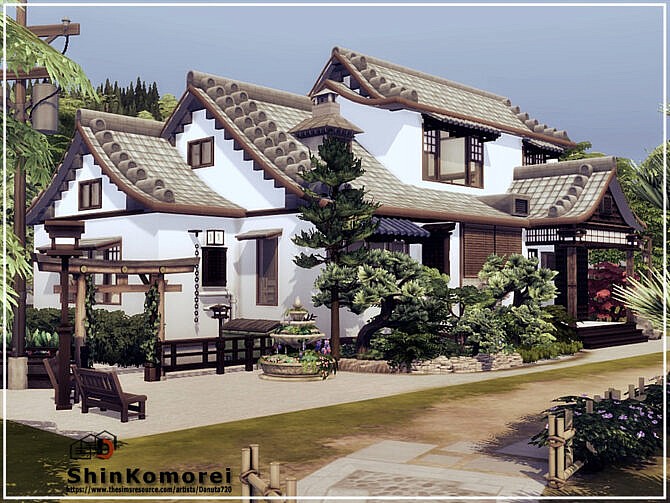 Sims 4 ShinKomorei home by Danuta720 at TSR