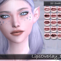 Lips Overlay 10 By Tatygagg