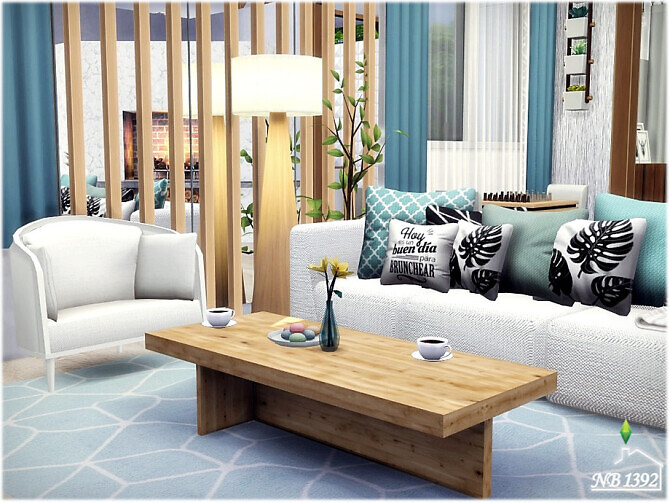 Sims 4 Moderato Living room by nobody1392 at TSR