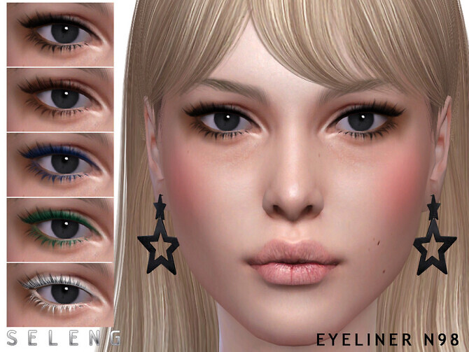Sims 4 Eyeliner N98 by Seleng at TSR