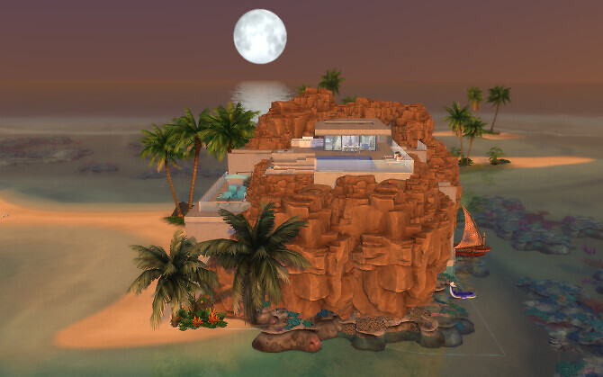 Sims 4 The Rock house by alexiasi at Mod The Sims