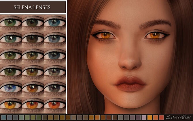 Sims 4 Selena Lenses at Lutessa