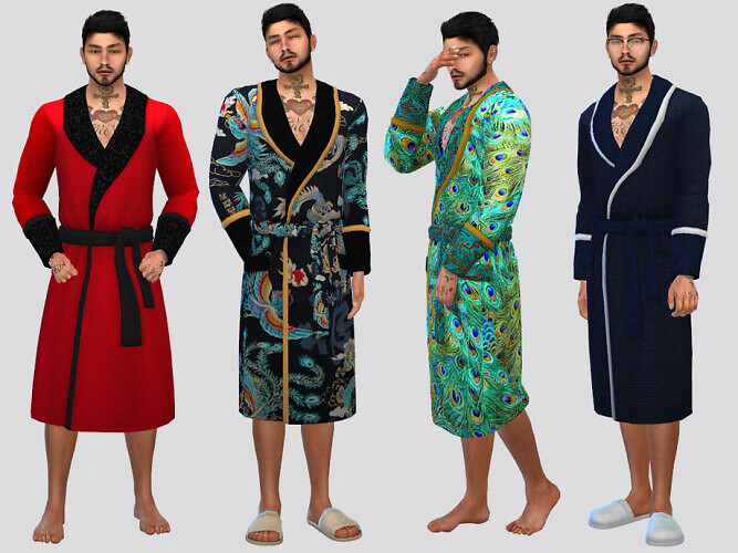 Coco Suite Robe by McLayneSims at TSR » Sims 4 Updates