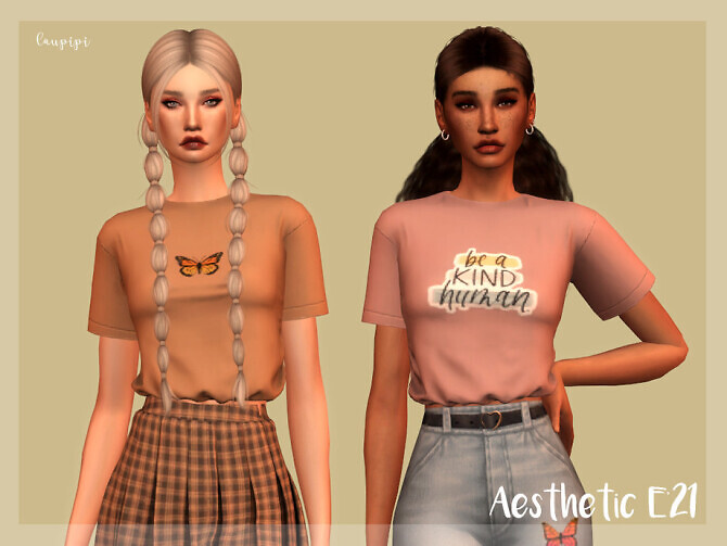 Sims 4 T Shirt TP385 by laupipi at TSR