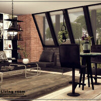 Loft Living Room By Danuta720