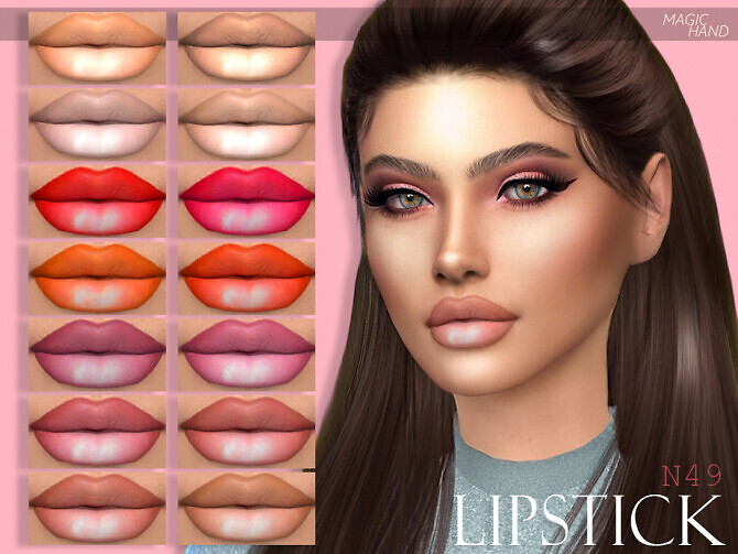 Sims 4 Lipstick N49 by MagicHand at TSR