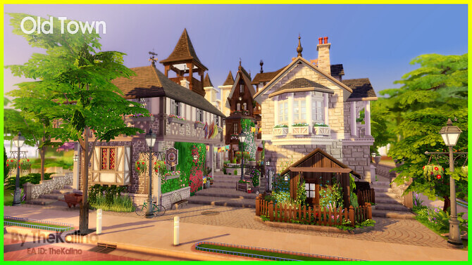 Sims 4 Old Town at Kalino