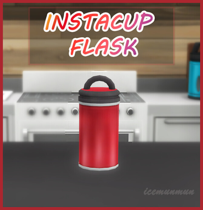 Sims 4 INSTACUP FLASK at Icemunmun