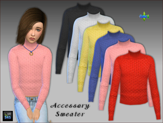 Sims 4 Jacket, hat and turtleneck for girls at Arte Della Vita
