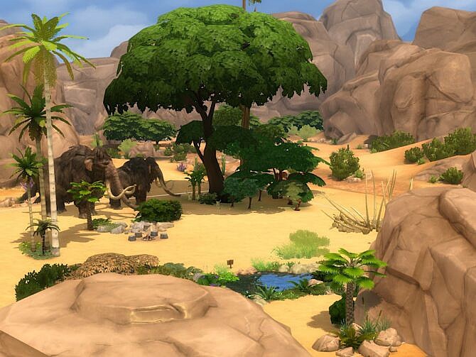 Sims 4 Mammoth Fields at KyriaT’s Sims 4 World