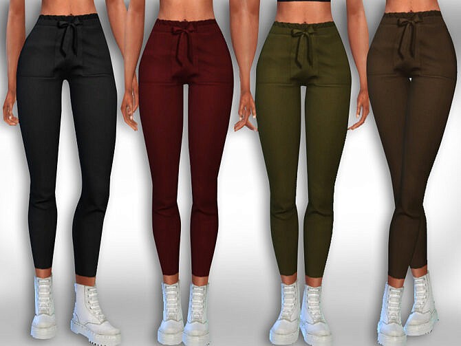 Sims 4 Casual Cotton Fit Pants by Saliwa at TSR