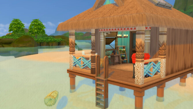 Sims 4 Micro Island Starter at SimKat Builds