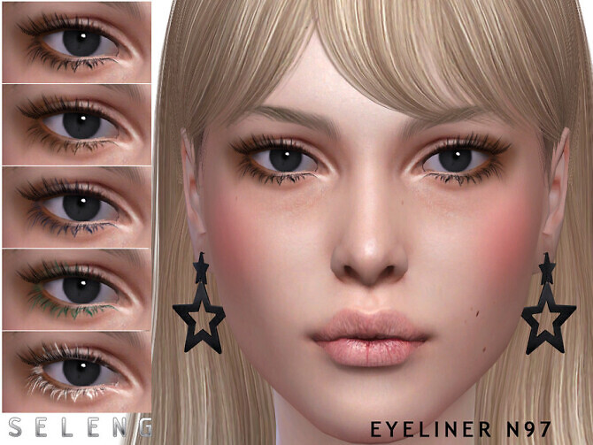Sims 4 Eyeliner N97 by Seleng at TSR