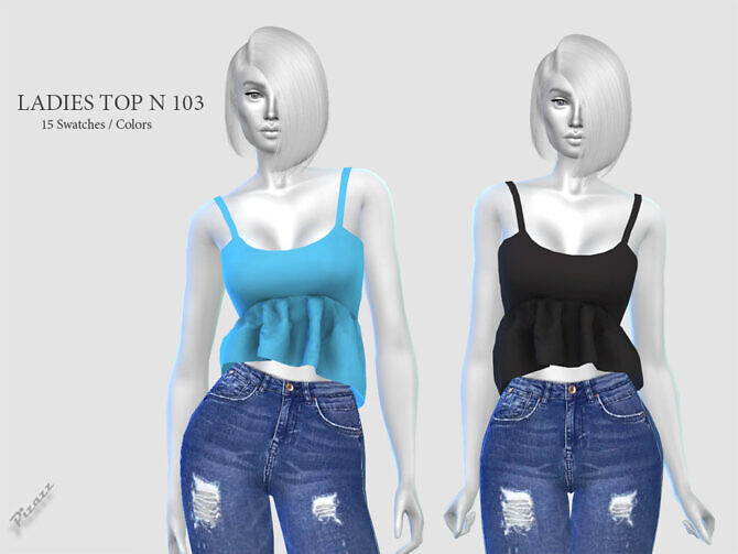 Sims 4 LADIES TOP N 103 by pizazz at TSR