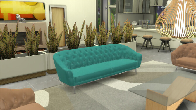 Sims 4 Design Sofa SoChic at OceanRAZR