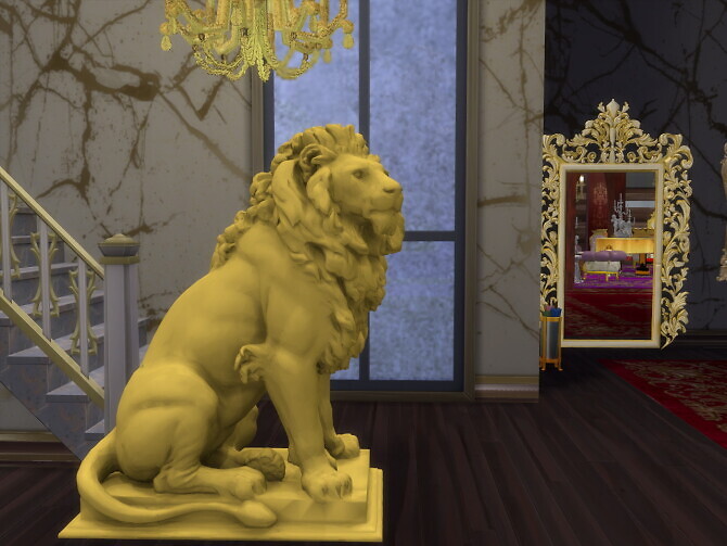 Sims 4 Lion Sculptures at Anna Quinn Stories