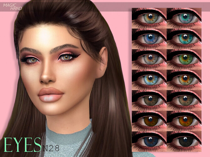 Sims 4 Eyes N28 by MagicHand at TSR