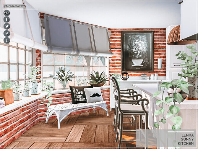 Sims 4 Lenka Sunny Kitchen by Moniamay72 at TSR
