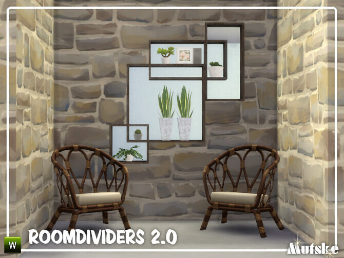 Sims 4 Room dividers 2.0 by mutske at TSR