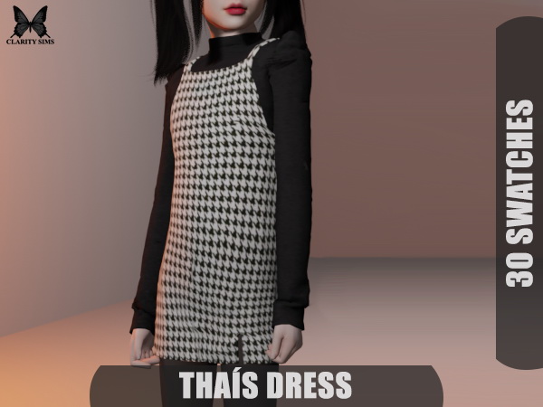 Sims 4 Thais Dress at Clarity Sims