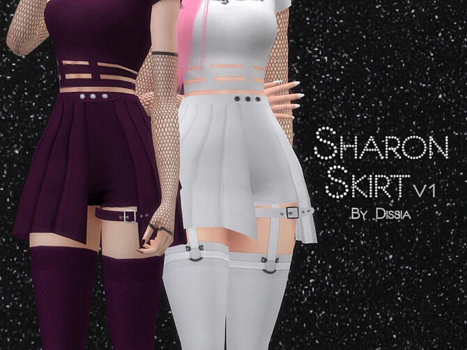 Sims 4 Sharon Skirt v1 by Dissia at TSR
