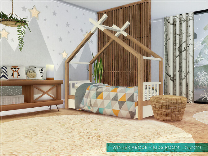 Sims 4 Winter Abode Kids Room by Lhonna at TSR