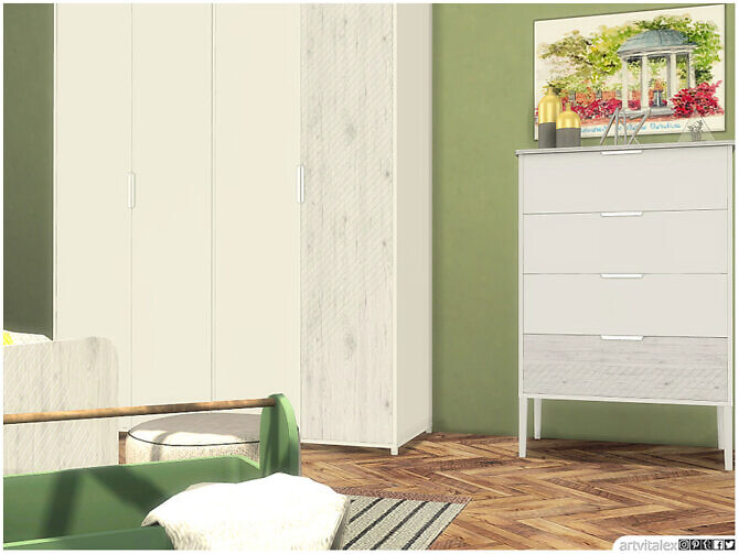 Sims 4 York Young Bedroom by ArtVitalex at TSR
