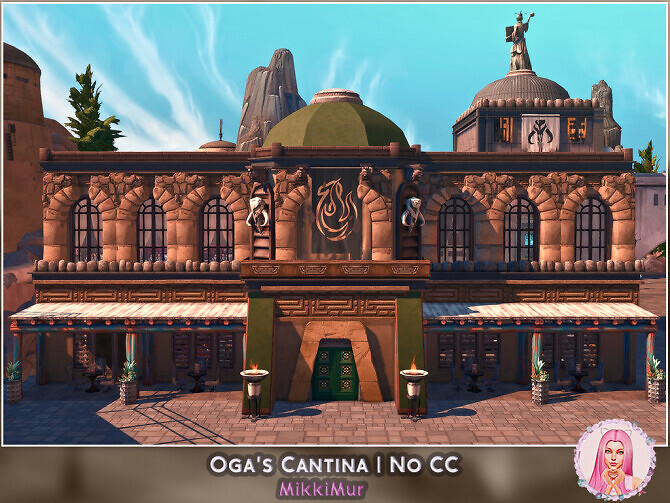 Sims 4 Oga’s Cantina at MikkiMur