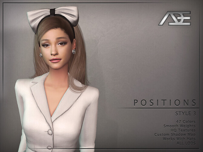 Sims 4 Positions Style 3 Hairstyle by Ade Darma at TSR