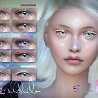 3d Eyelashes I F V2 Colors By S-club