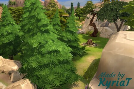 Stoneage Second Camp at KyriaT’s Sims 4 World