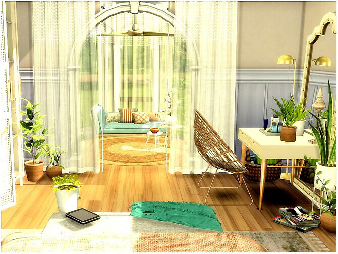 Sims 4 Natural Room by lotsbymanal at TSR