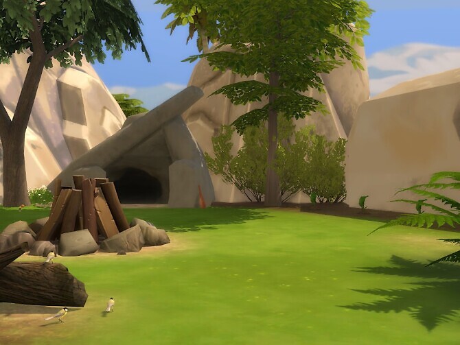 Sims 4 Stoneage Second Camp at KyriaT’s Sims 4 World