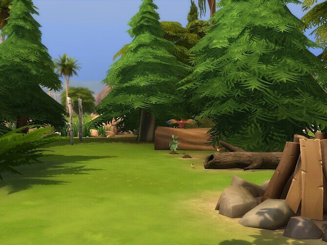 Sims 4 Stoneage Second Camp at KyriaT’s Sims 4 World
