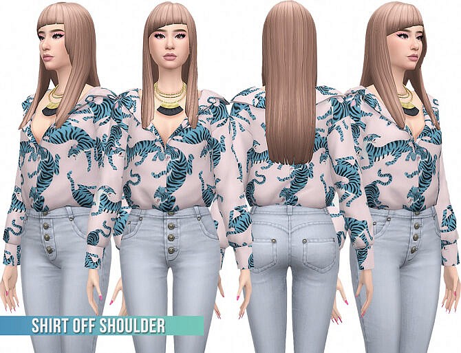 Sims 4 Male & Female Tops at Busted Pixels