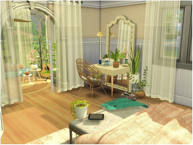Sims 4 Natural Room by lotsbymanal at TSR