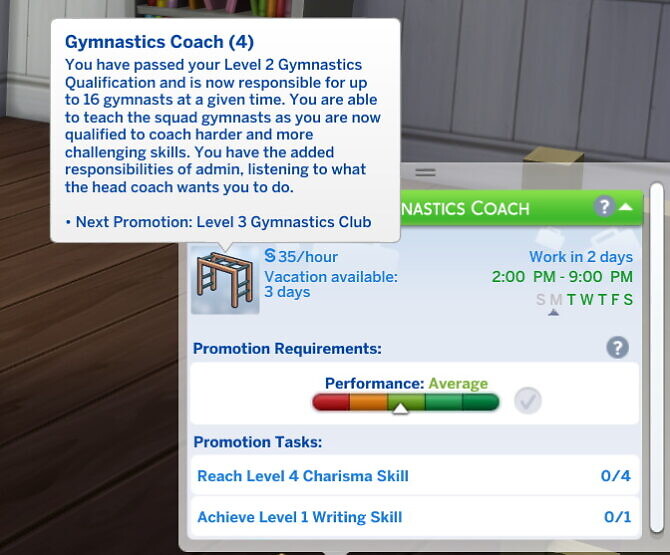 Sims 4 Gymnastics Coaching Career by Naomiking3 at Mod The Sims