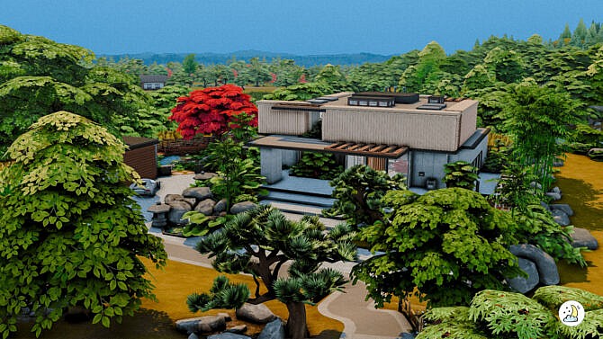 Sims 4 Wakaba Luxury Home at Luna Sims